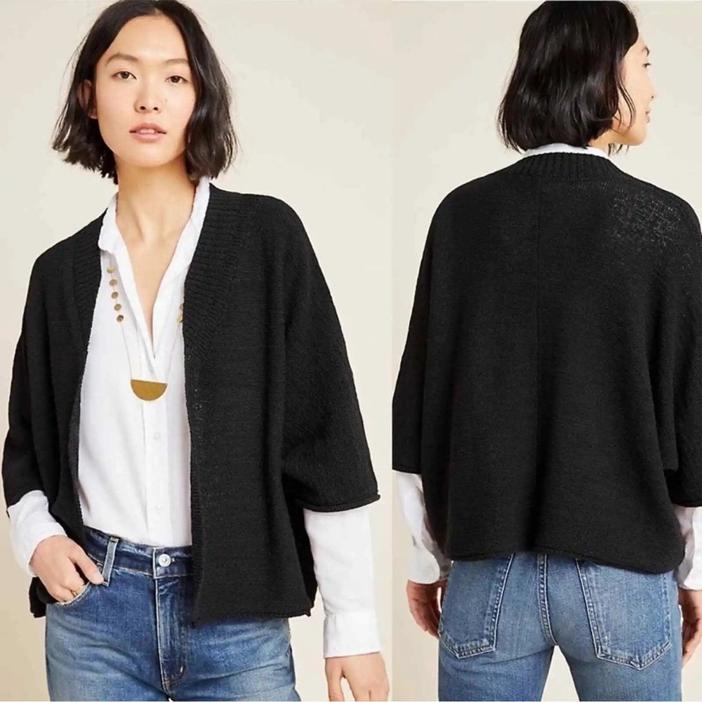 Anthropologie Akemi + Kin Open Front Cardigan Knit Sweater